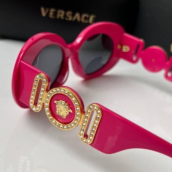 NWT Versace VE4426BU Fuxia Round 54mm Sunglasses main image 14